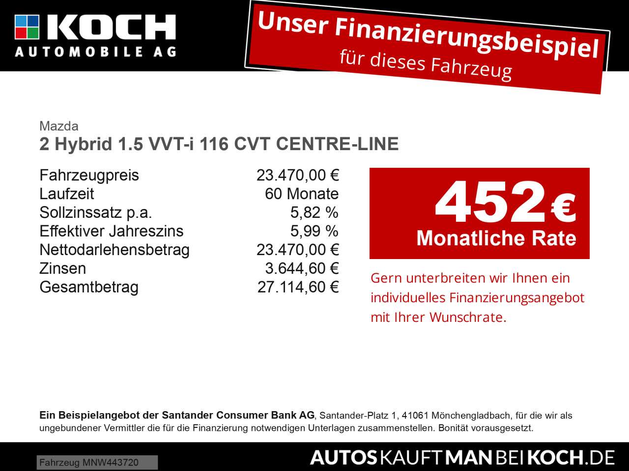 Fahrzeugbild eines Mazda Mazda2 Hybrid