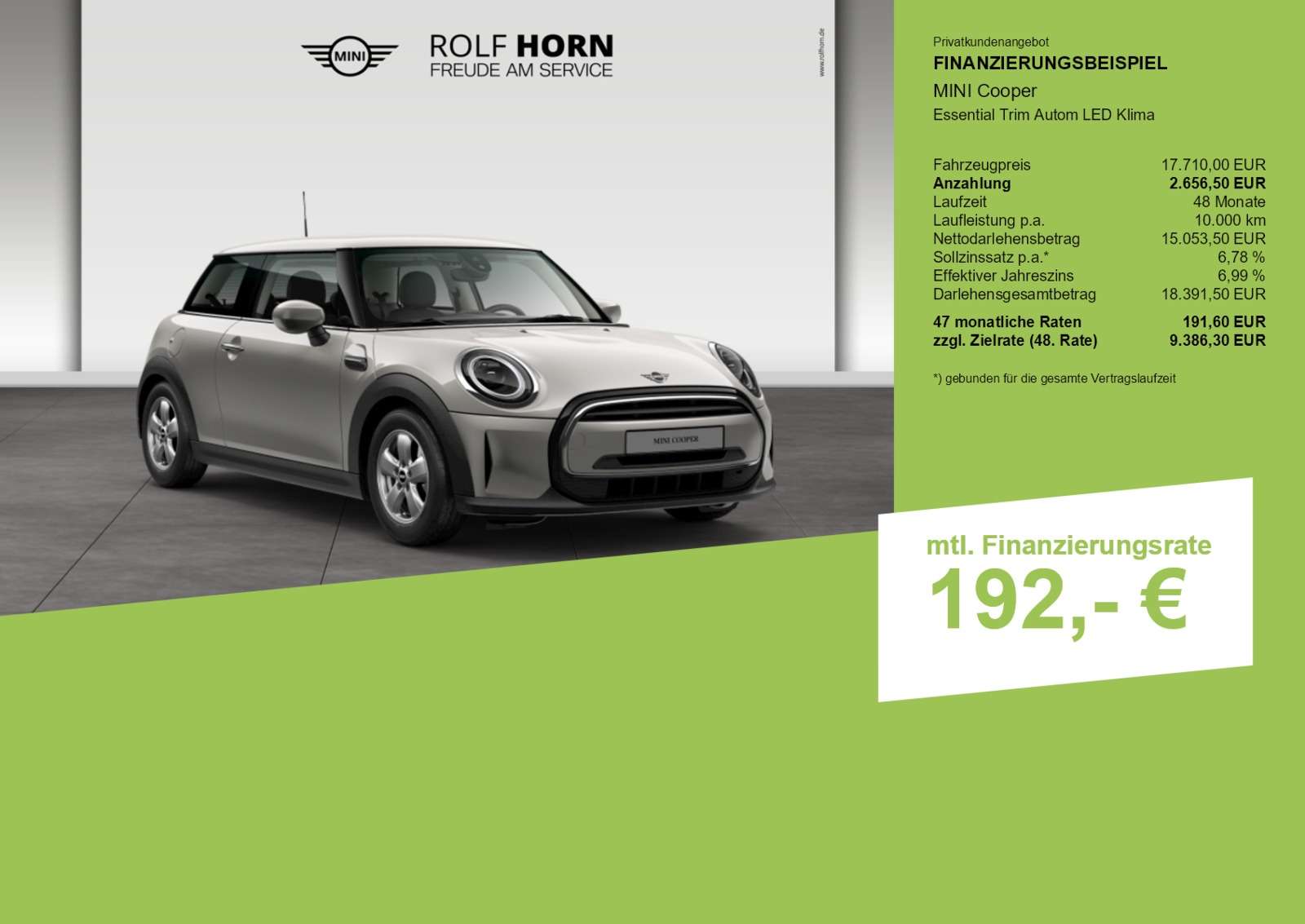 Fahrzeugbild eines MINI COOPER