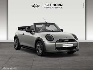 Schräge Frontansicht auf einen MINI COOPER , freigestellt