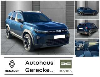 Schräge Frontansicht auf einen Dacia Bigster , freigestellt