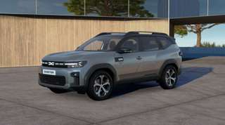 Schräge Frontansicht auf einen Dacia Bigster , freigestellt