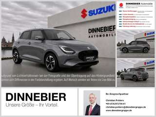 Schräge Frontansicht auf einen Suzuki Swift , freigestellt