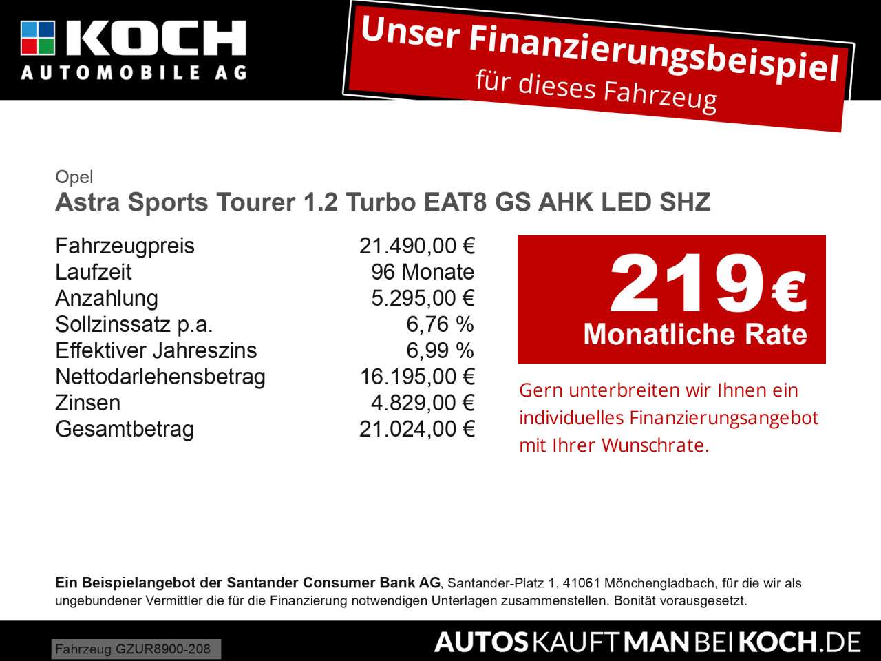 Fahrzeugbild eines Opel Astra
