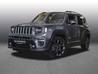 Schräge Frontansicht auf einen Jeep Renegade , freigestellt