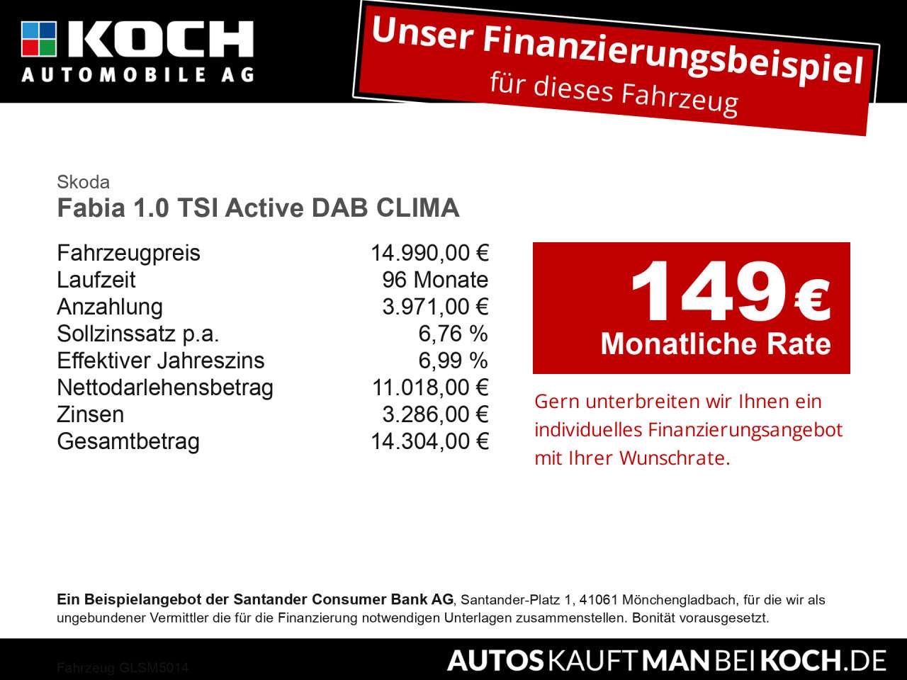 Fahrzeugbild eines Skoda Fabia