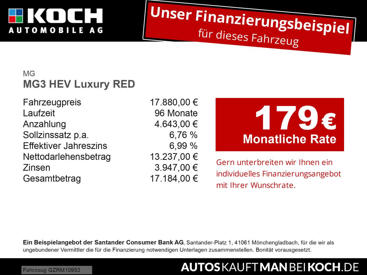 Fahrzeugbild eines MG MG3