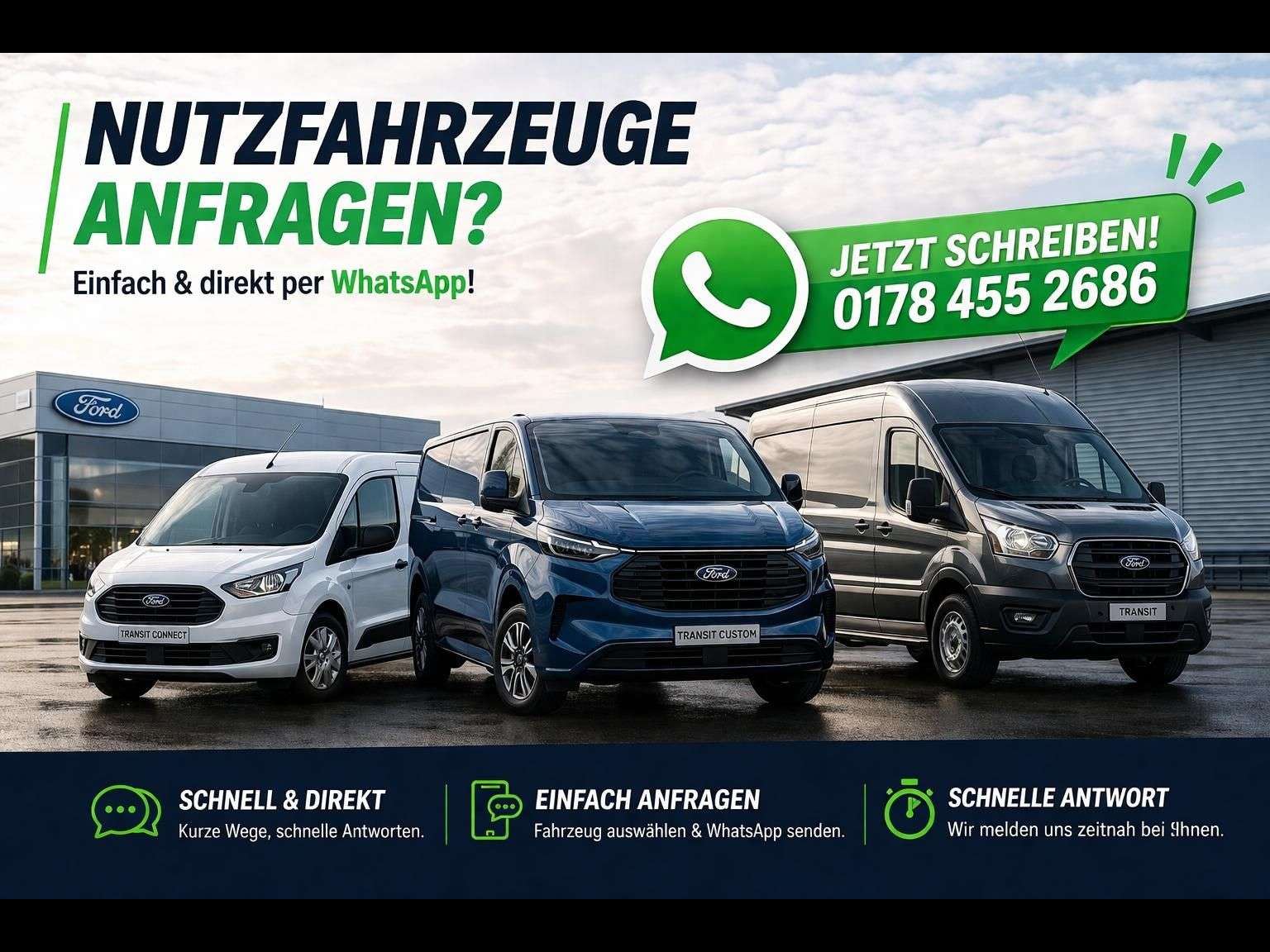 Fahrzeugbild eines Ford Transit Custom