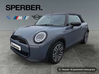 Schräge Frontansicht auf einen MINI COOPER , freigestellt
