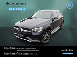 Schräge Frontansicht auf einen Mercedes-Benz GLC , freigestellt