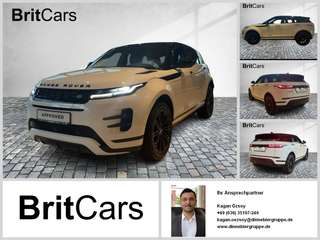Schräge Frontansicht auf einen Land Rover Range Rover Evoque , freigestellt