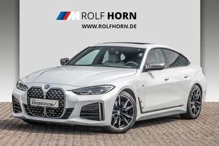 Schräge Frontansicht auf einen BMW 4er-Reihe , freigestellt