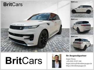Schräge Frontansicht auf einen Land Rover Range Rover Sport , freigestellt