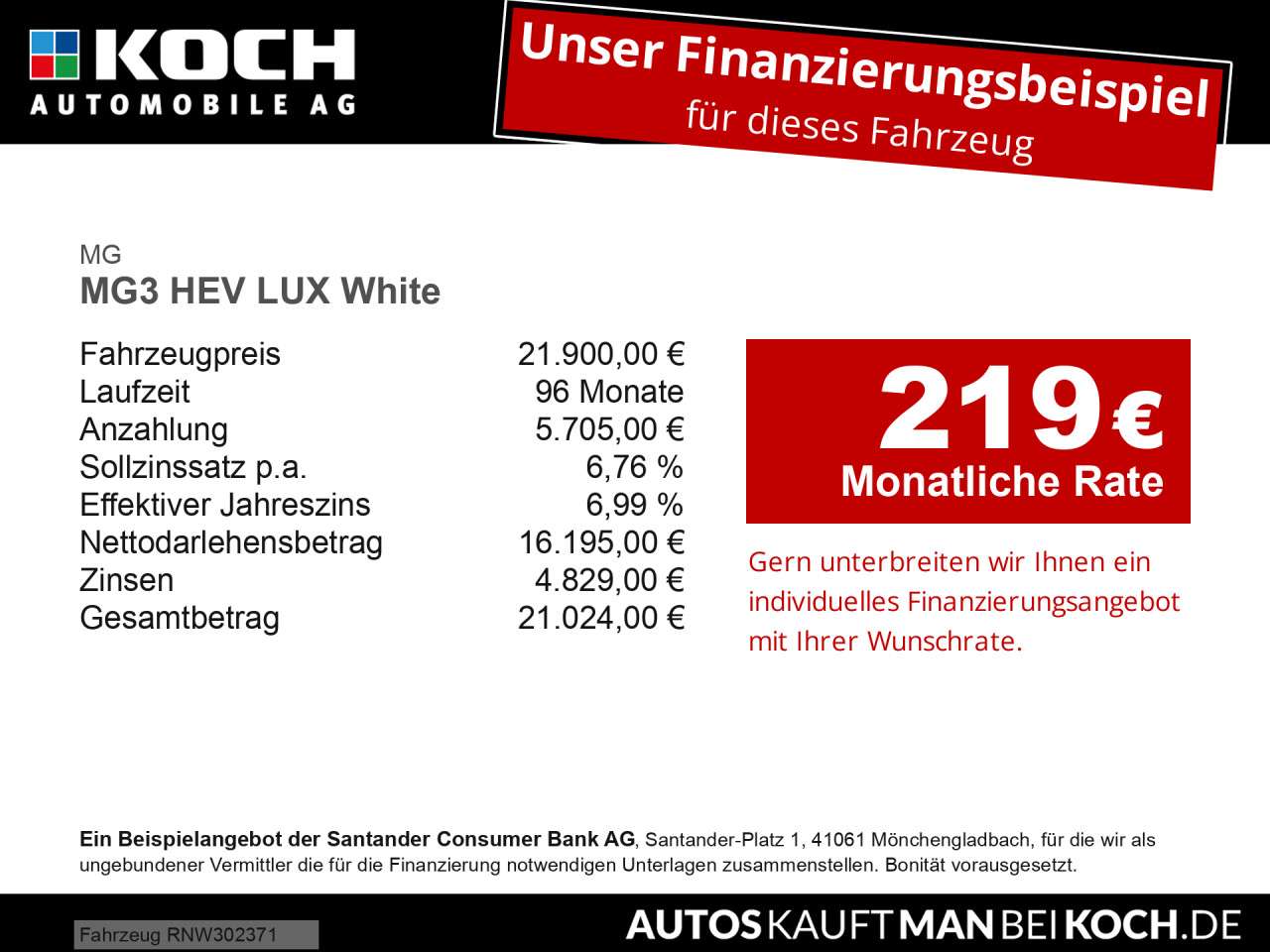 Fahrzeugbild eines MG MG3