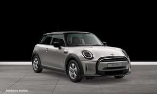 Schräge Frontansicht auf einen MINI COOPER , freigestellt