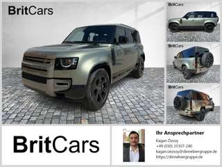 Schräge Frontansicht auf einen Land Rover Defender , freigestellt