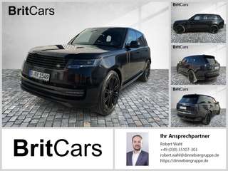 Schräge Frontansicht auf einen Land Rover Range Rover , freigestellt