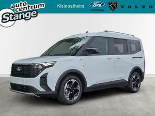 Schräge Frontansicht auf einen Ford Tourneo Courier , freigestellt
