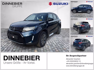 Schräge Frontansicht auf einen Suzuki Vitara , freigestellt