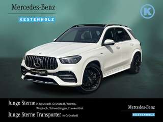 Schräge Frontansicht auf einen Mercedes-Benz GLE , freigestellt