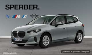 Schräge Frontansicht auf einen BMW 2er-Reihe , freigestellt