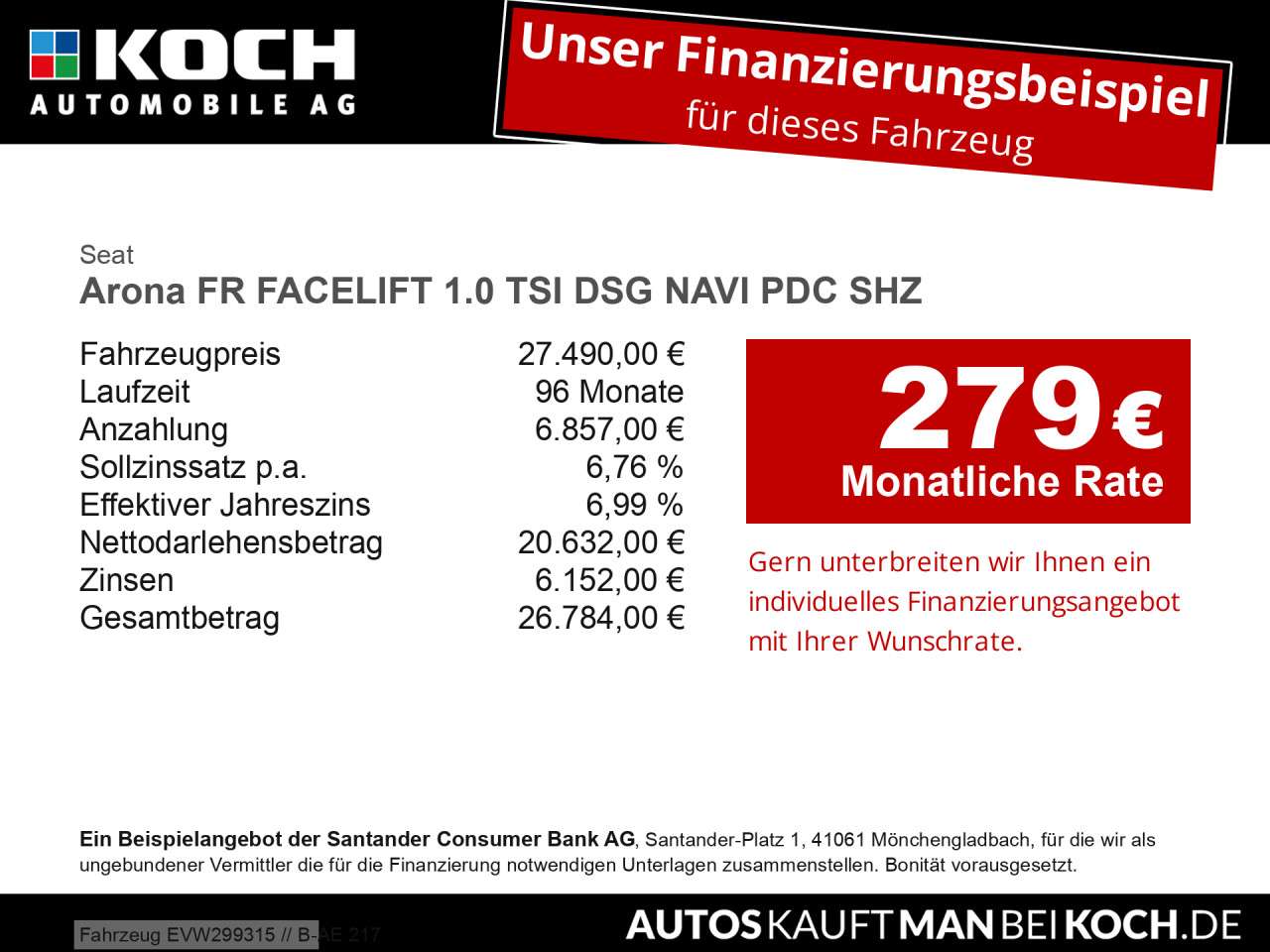 Fahrzeugbild eines SEAT Arona