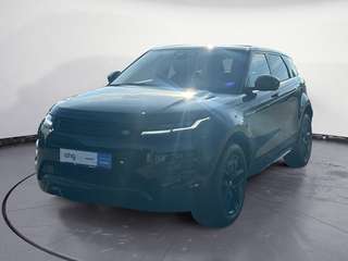 Schräge Frontansicht auf einen Land Rover Range Rover Evoque , freigestellt