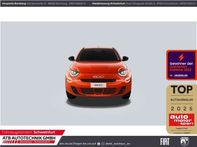 Fahrzeugbild eines Fiat 600 Elektro