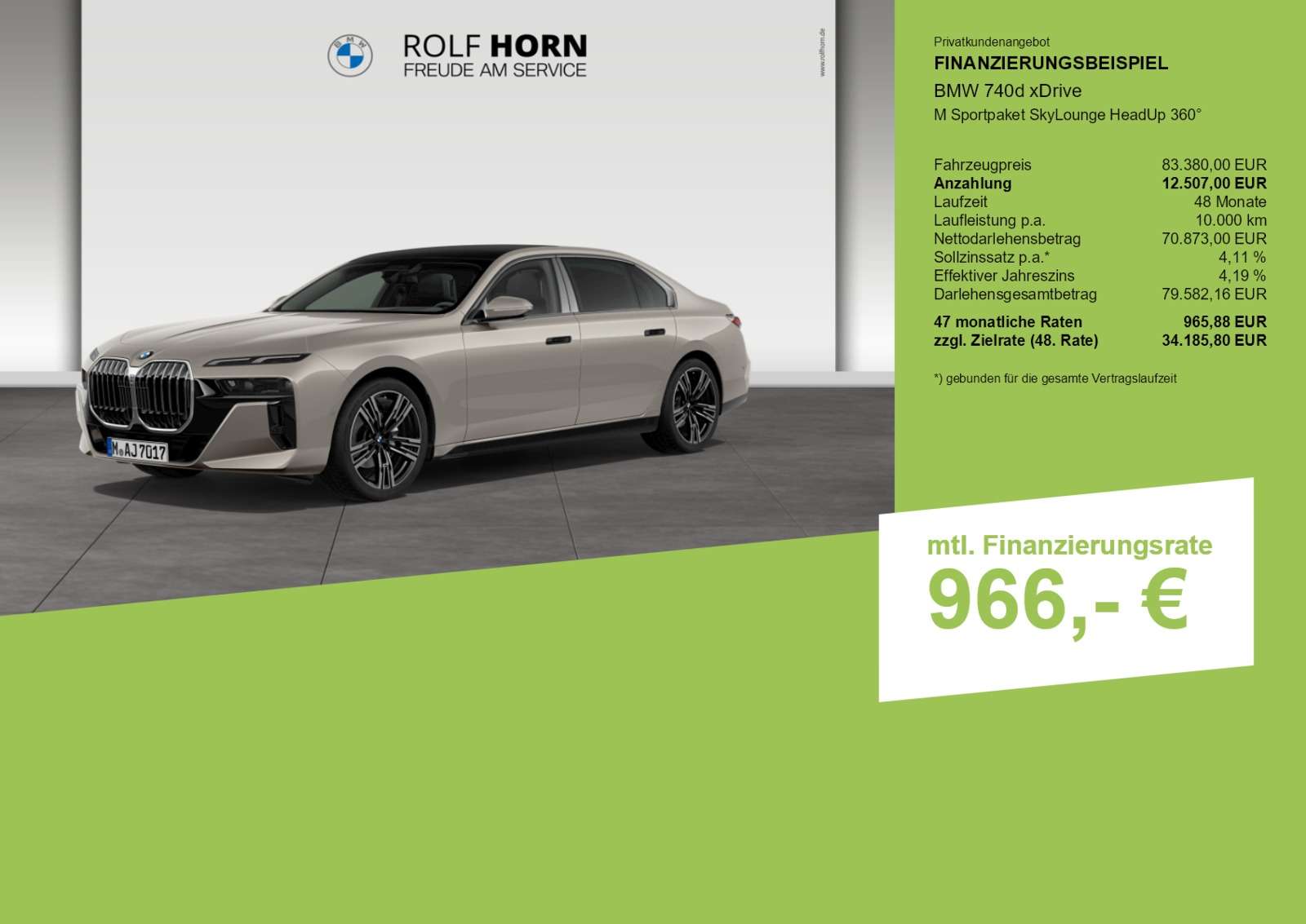 Fahrzeugbild eines BMW 7er-Reihe
