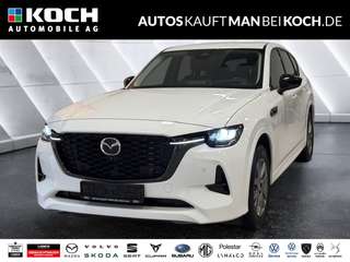 Schräge Frontansicht auf einen Mazda CX-60 , freigestellt