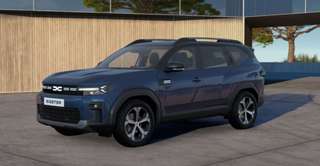Schräge Frontansicht auf einen Dacia Bigster , freigestellt
