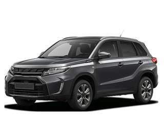 Schräge Frontansicht auf einen Suzuki Vitara , freigestellt