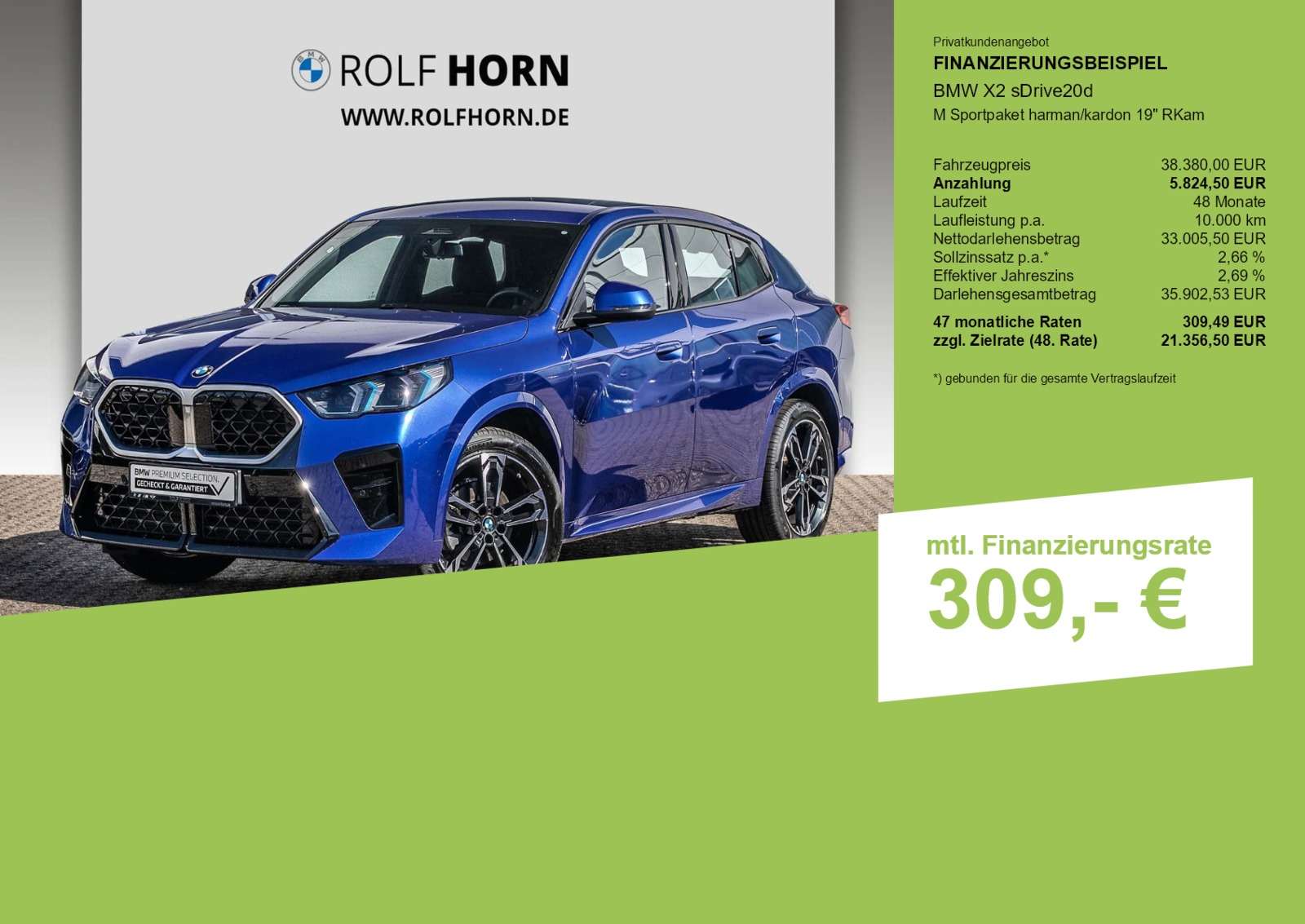 Fahrzeugbild eines BMW X2