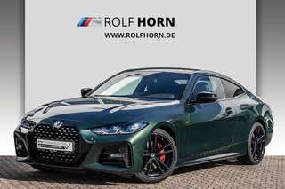 Schräge Frontansicht auf einen BMW 4er-Reihe , freigestellt