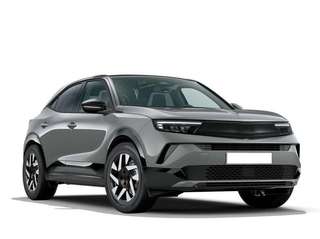Schräge Frontansicht auf einen Opel Mokka , freigestellt