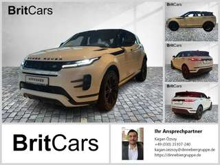 Schräge Frontansicht auf einen Land Rover Range Rover Evoque , freigestellt