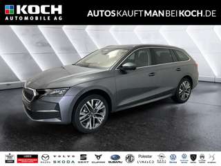 Schräge Frontansicht auf einen Skoda Octavia , freigestellt