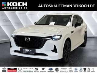 Schräge Frontansicht auf einen Mazda CX-60 , freigestellt