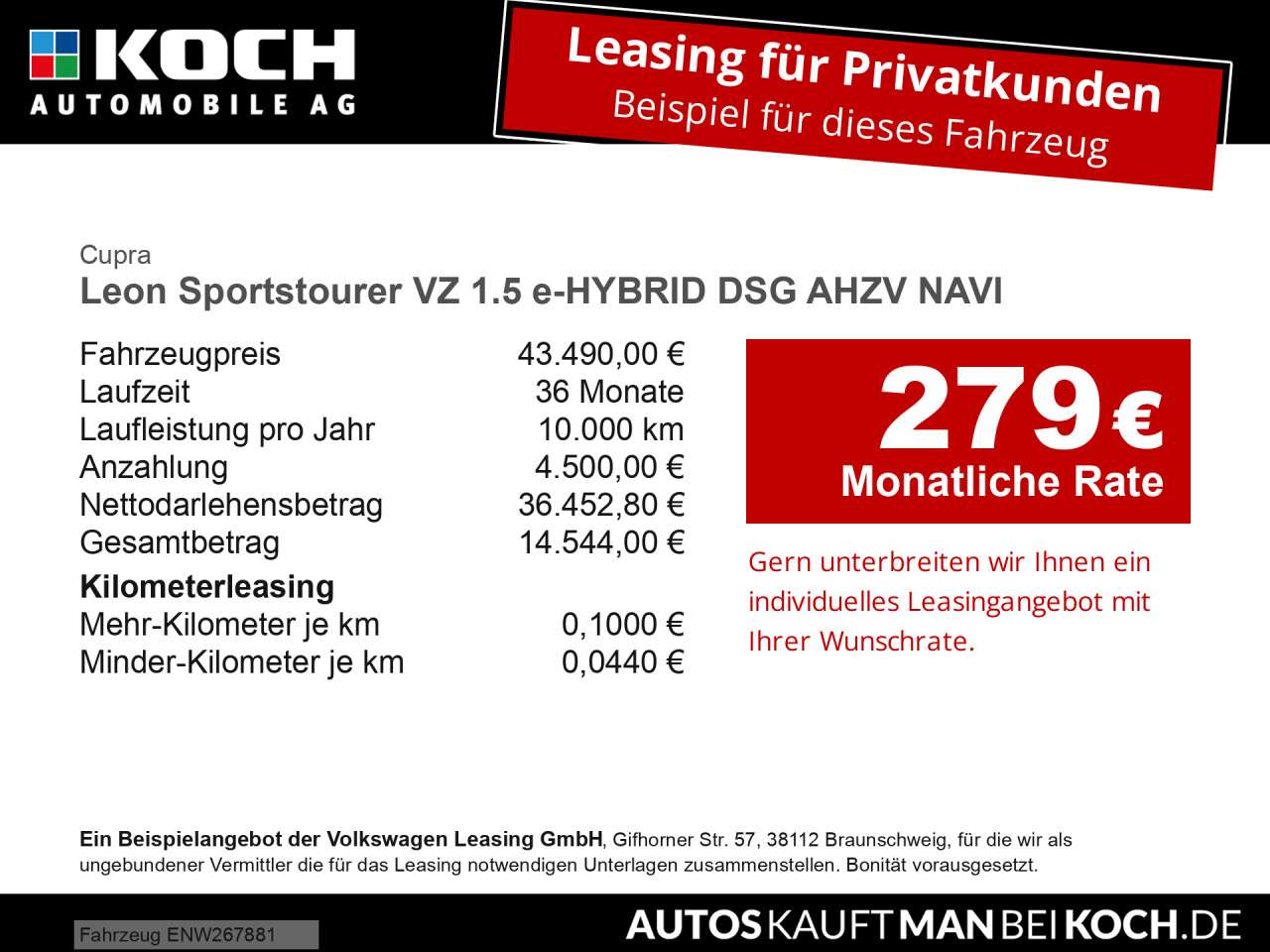 Fahrzeugbild eines CUPRA Leon