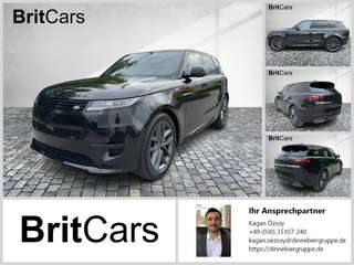 Schräge Frontansicht auf einen Land Rover Range Rover Sport , freigestellt
