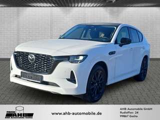 Schräge Frontansicht auf einen Mazda CX-60 , freigestellt
