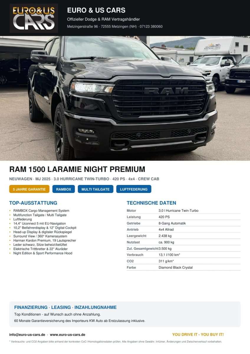 Fahrzeugbild eines Dodge RAM