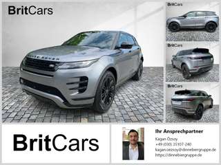 Schräge Frontansicht auf einen Land Rover Range Rover Evoque , freigestellt