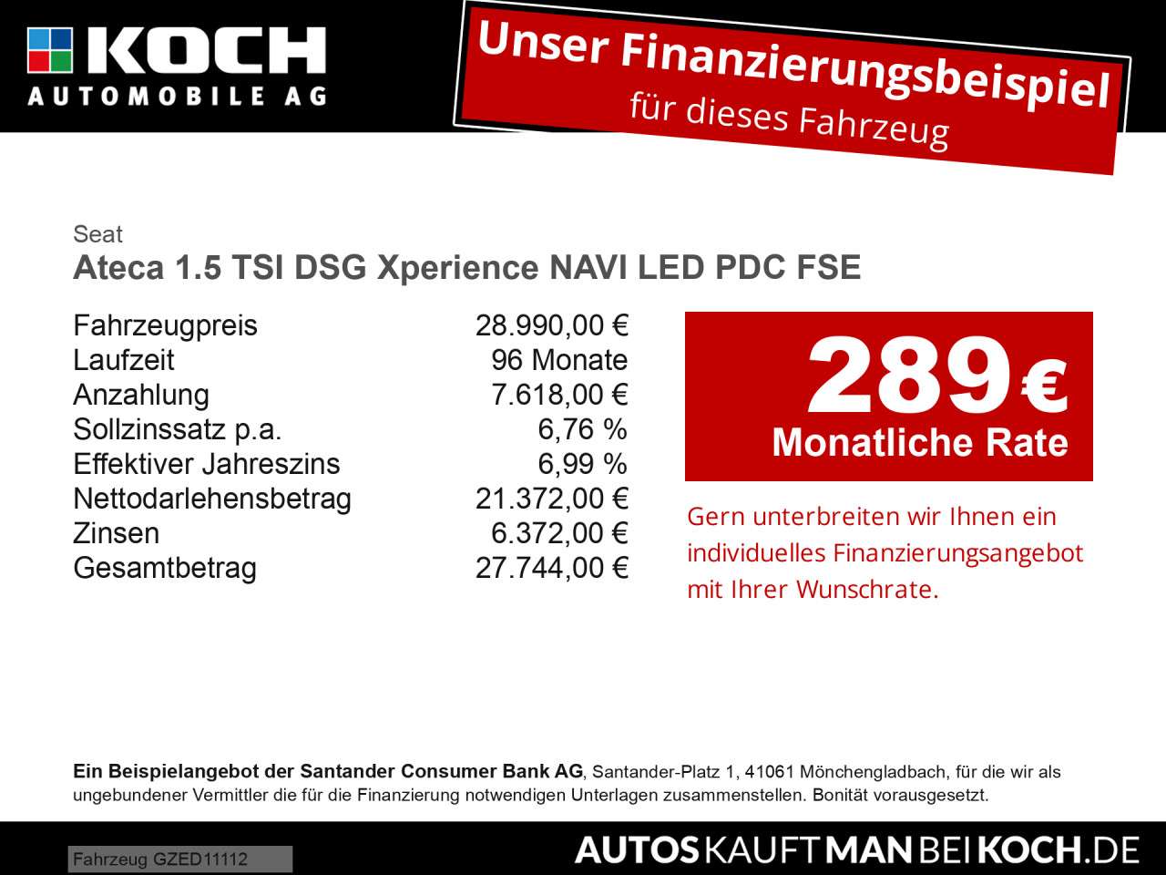 Fahrzeugbild eines SEAT Ateca