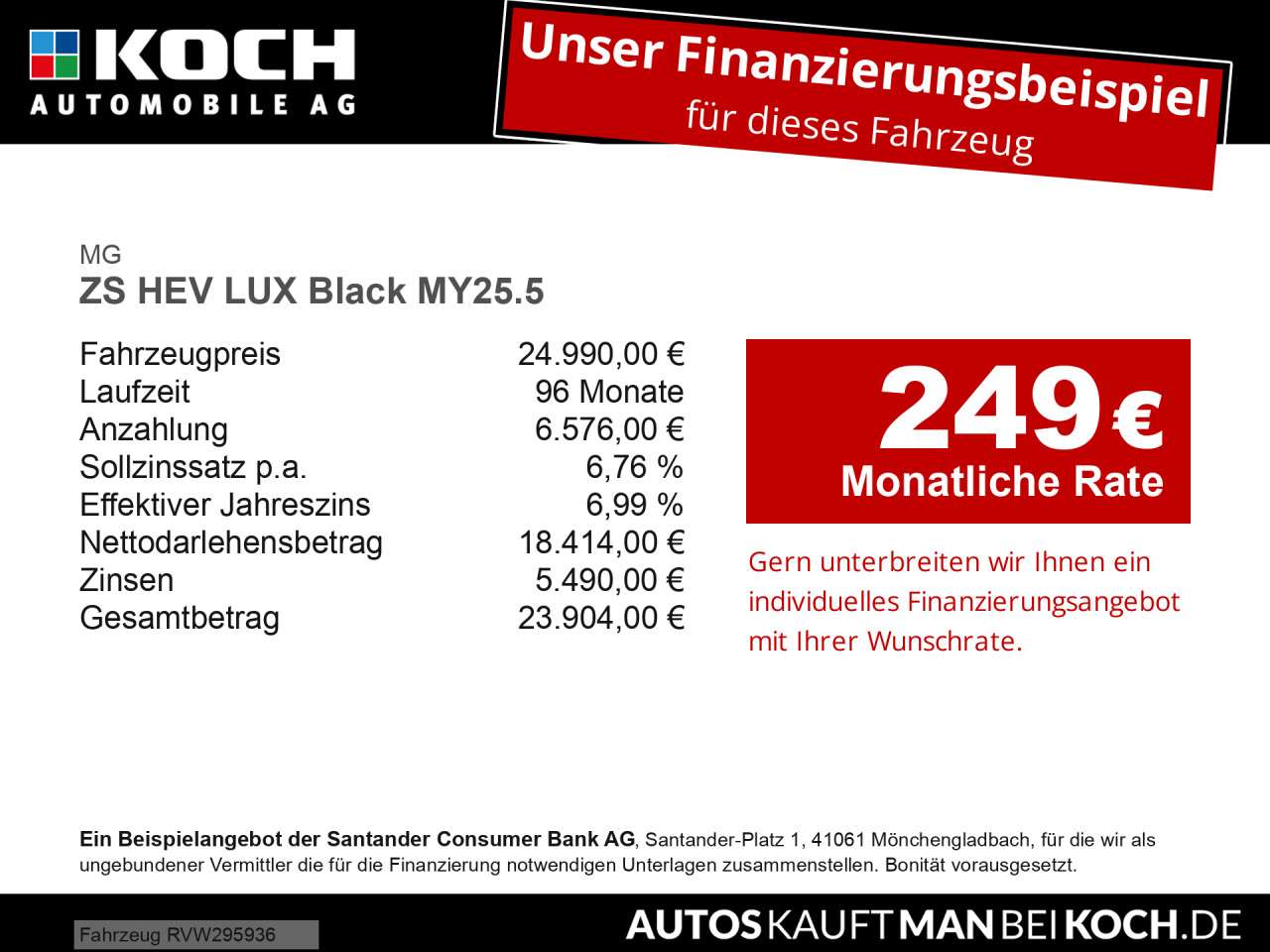 Fahrzeugbild eines MG ZS