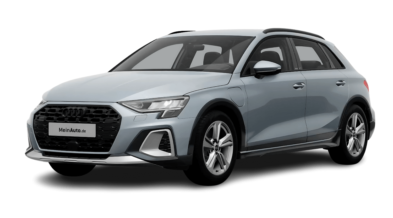 Frontansicht eines Audi A3 allstreet TFSIe, freigestellt