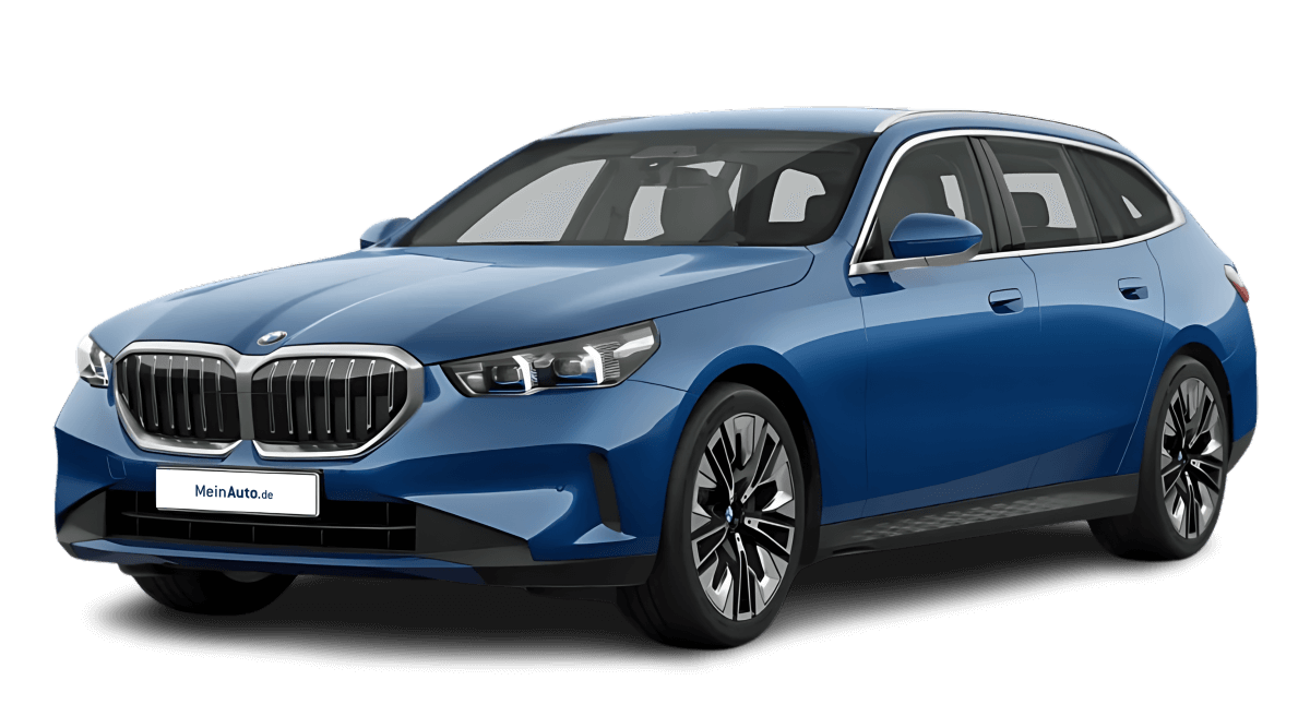 Frontansicht eines BMW 5er Touring , freigestellt