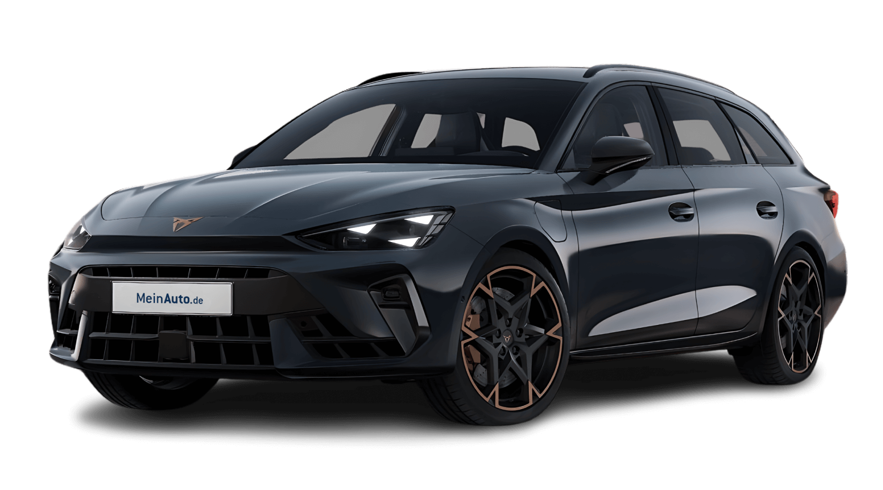Frontansicht eines Cupra Leon ST VZ, freigestellt