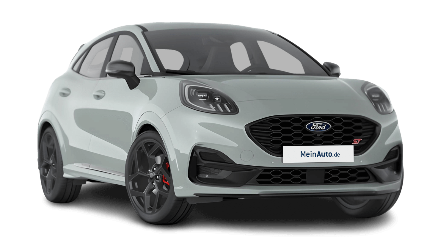 Frontansicht eines Ford Puma ST, freigestellt