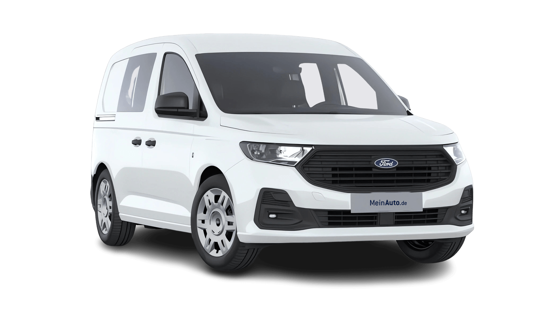 Frontansicht eines Ford Transit Connect Kombi, freigestellt