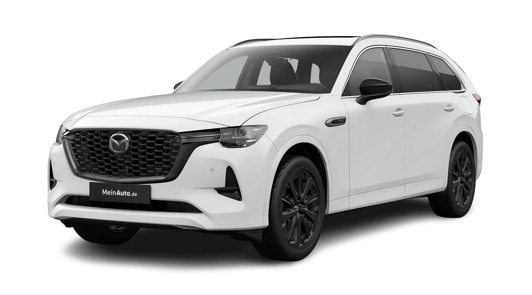 Frontansicht eines Mazda CX-80 , freigestellt